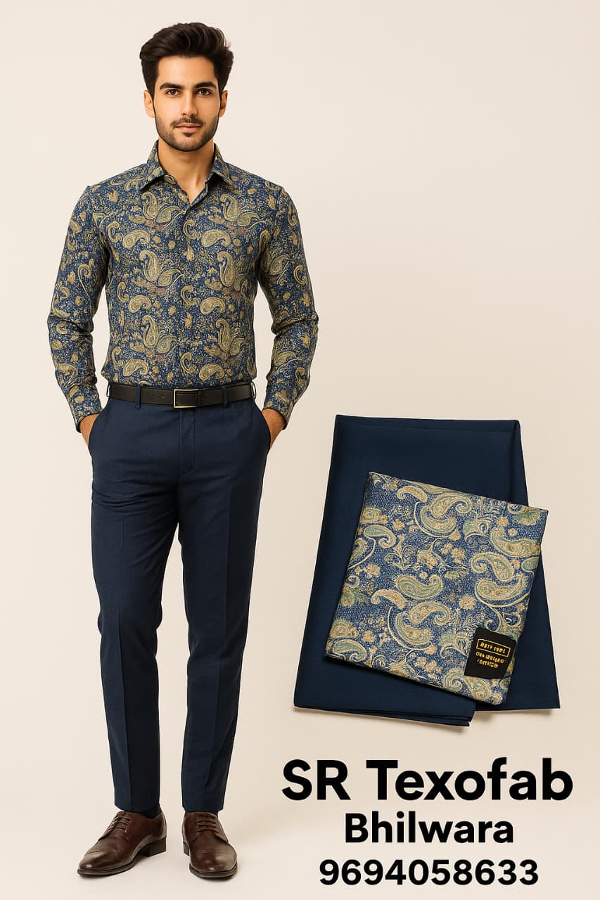 Paisley Print Shirt Fabric