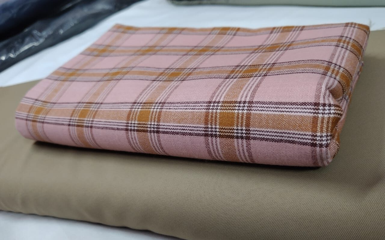 SR TEXOFAB BIG CHECK SHIRT FABRIC