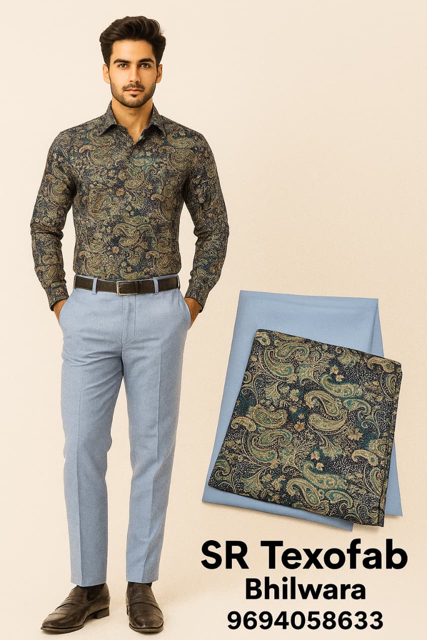 SR TEXOFAB Cotton Pant Fabric